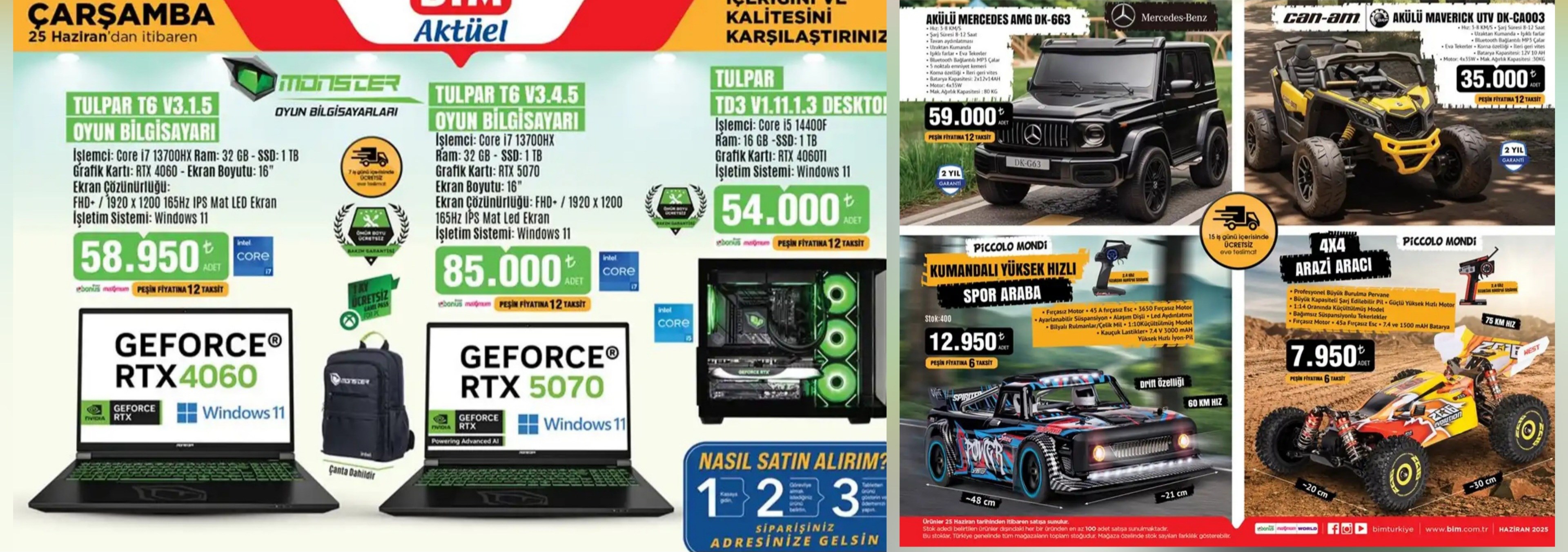 bim marketler geforce rtx 5070 ekran kartli monster oyuncu bilgisayari satacak 0 rdySVaja