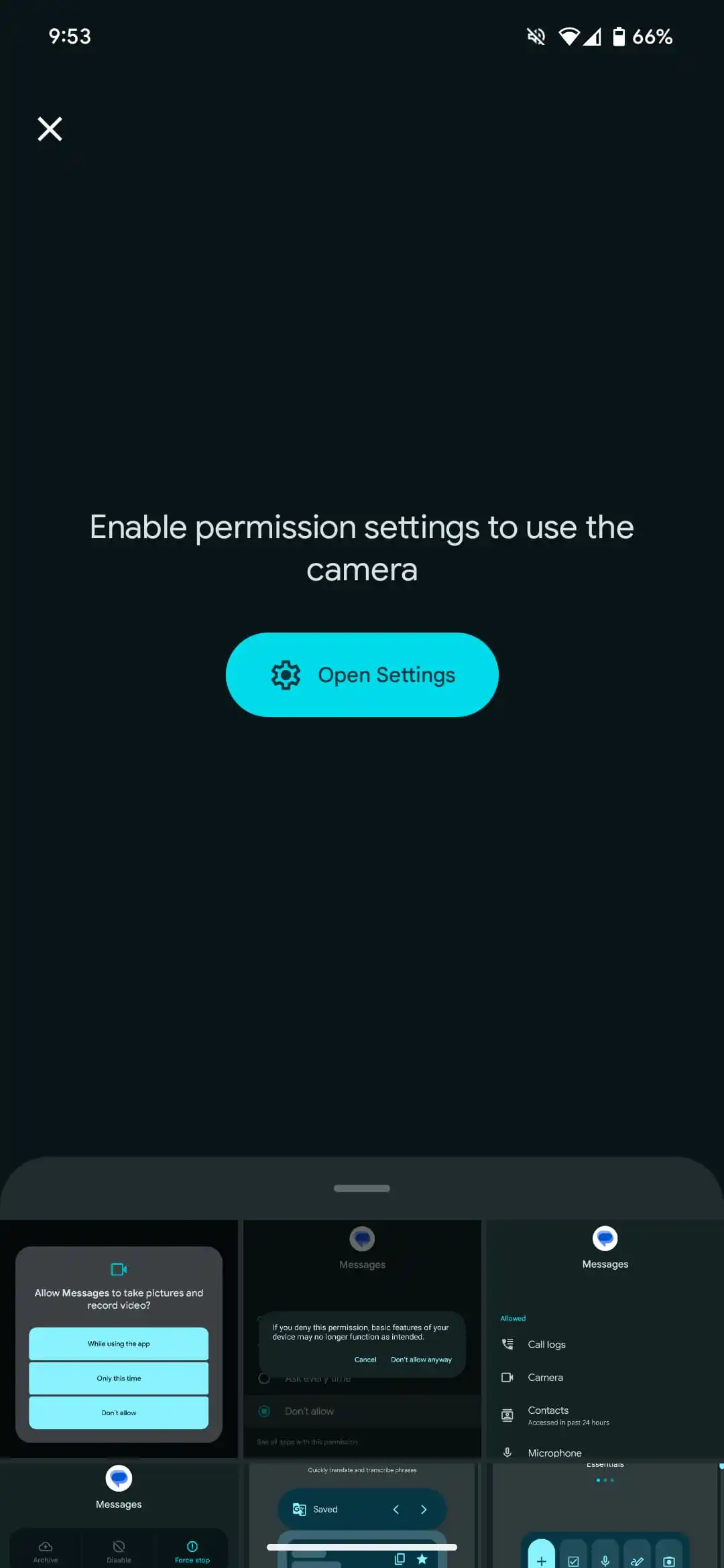 google bildiriler galerisinde kamerayi kapatma fotografli rehber 3