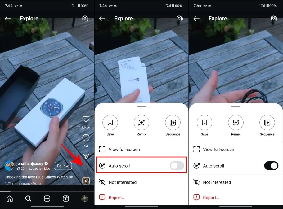 instagrama ekrana dokunmadan saatlerce reels izlemenizi saglayacak ozellik geliyor otomatik kaydirma 0 BsM7Hfig