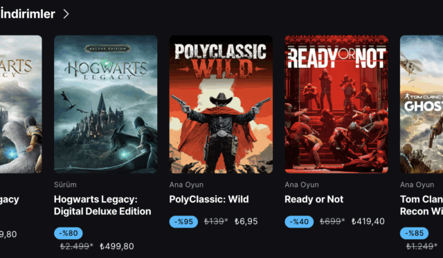 Epic Games Store Öne Çıkan İndirimler Eylül 2025 Fırsatları