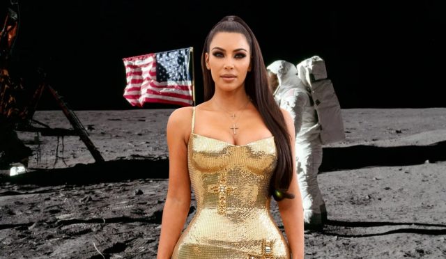 Kim Kardashian Ay’a Gidildiğine İnanmıyor