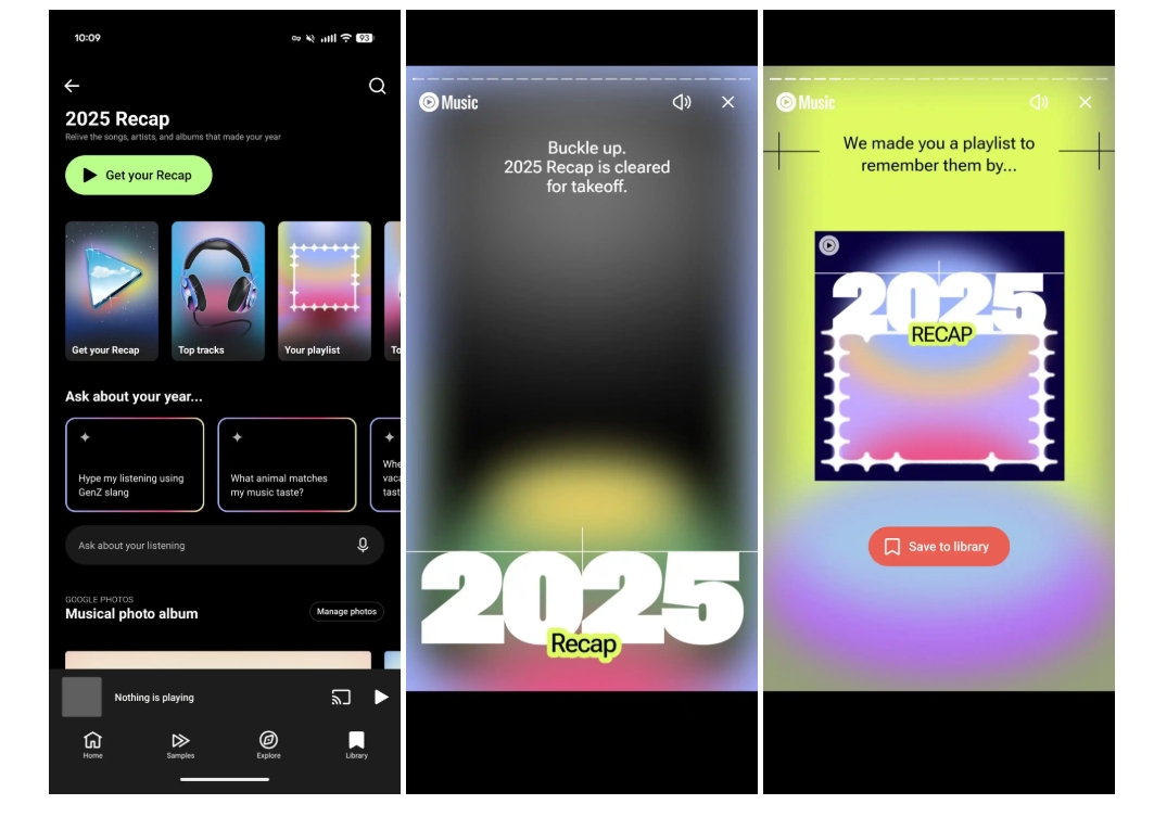 YouTube Müzik 2025 Özeti Yayınlandı YouTube Müzik 2025 Özeti Yayınlandı