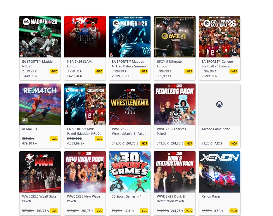 Xbox’tan Yeni Kampanya: 1 Alana 1 Bedava Xbox’tan Yeni Kampanya: 1 Alana 1 Bedava