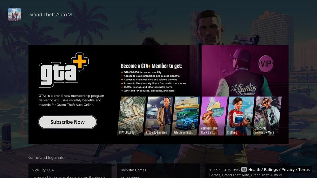 GTA+ PS5’e Geldi, Gözler GTA 6’da GTA+ PS5’e Geldi, Gözler GTA 6’da1