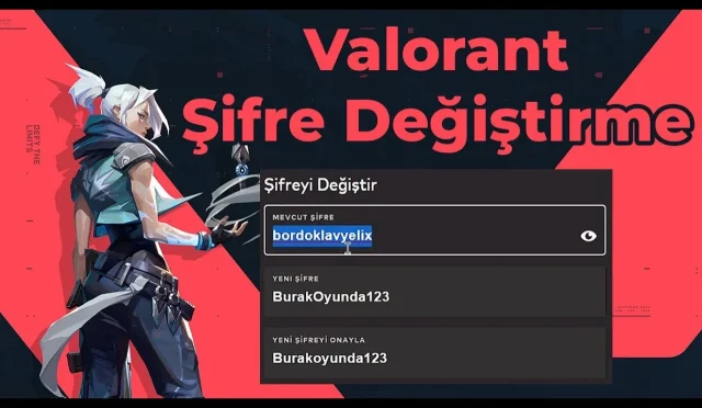 Valorant Şifre Değiştirme